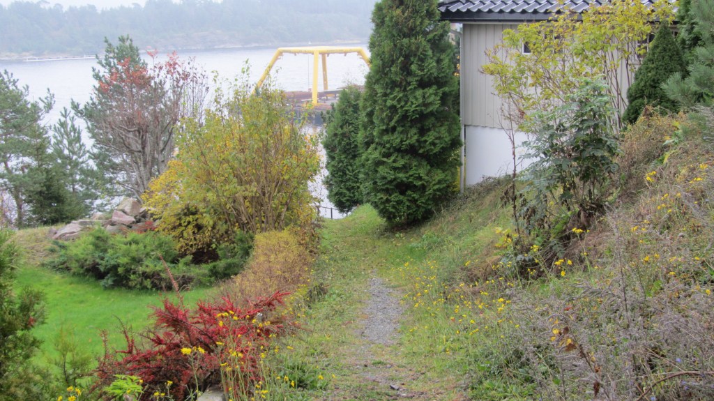 Øvre del av Fiskernes vei, sett fra Støperiveien