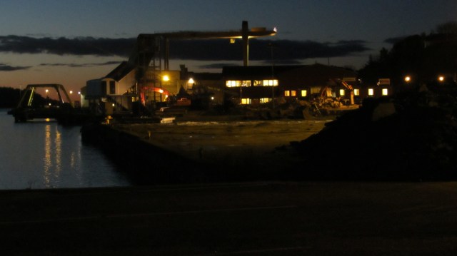 Havneterminalen sett mot syd