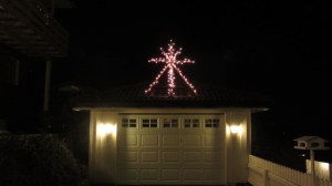 Julestjernen over Langesund