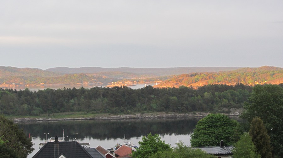 Dypingen i kveldssol