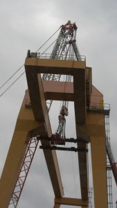 Påsatt tverrbjelke for løftet 7.10.2014