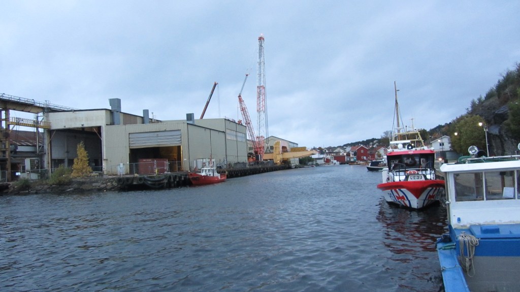 Ikke en gang Redningsskøyta kunne redde krana i Langesund