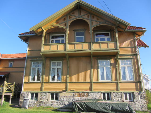 Skougaards hus, fasade syd