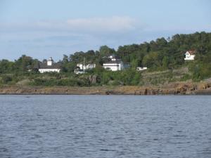 Langesund Bad fra sjøen
